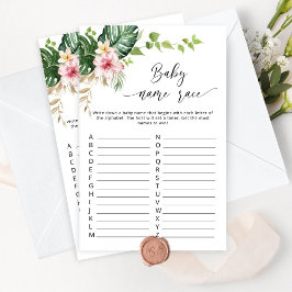 Tropical monstera Baby name Rennen