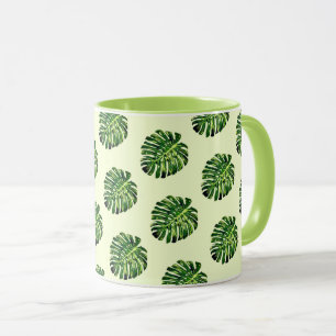 Tropical Monstera Blätter - Exotic - Zeichnend Tasse