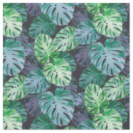 Tropical Monstera Blätter Stoff