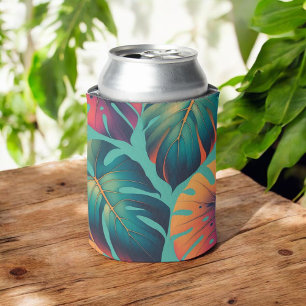 Tropical Monstera Bold Floral & Palm in Grün Dosenkühler