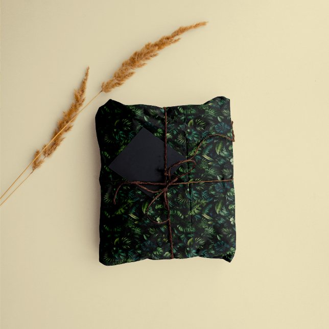 Tropical Monstera Botanical Green Jungle  Seidenpapier (Tissue Paper)