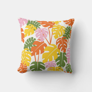 Tropical Monstera Leaf Design Kissen