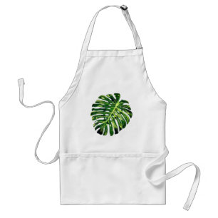 Tropical Monstera Leaf Schürze