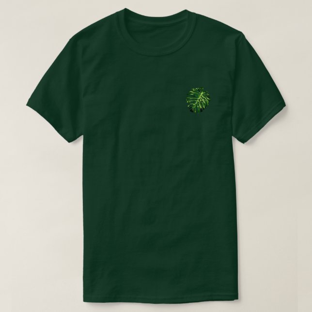 Tropical Monstera Leaf T-Shirt (Design vorne)