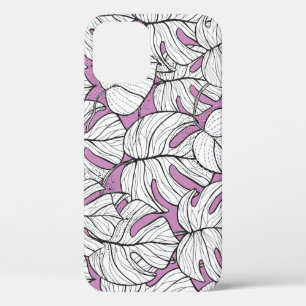 Tropical Monstera Pflanze Wiederholungsmuster Case-Mate iPhone Hülle
