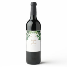 Tropical Monstera Verlasse Green & Gold Trim