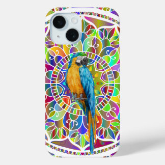 Tropical Mosaic – Blue & Gold Macaw Mandala Case-Mate iPhone Hülle