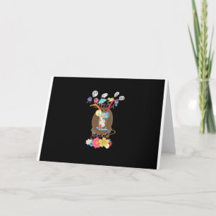 Tropical Nature's Bounty" Kokospalmen Feiertagskarte