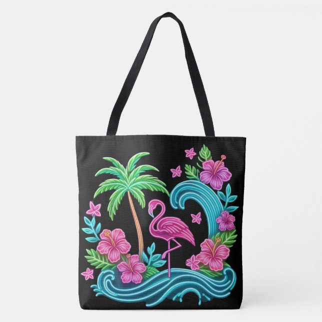 Tropical Neon Flamingo (Vorderseite)