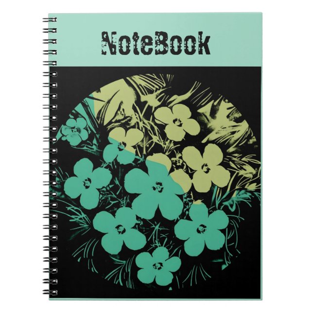 Tropical Night Bloom Notebook Notizblock (Vorderseite)