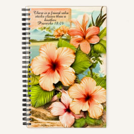 Tropical Notebook Proverbs 18:24 Notizbuch