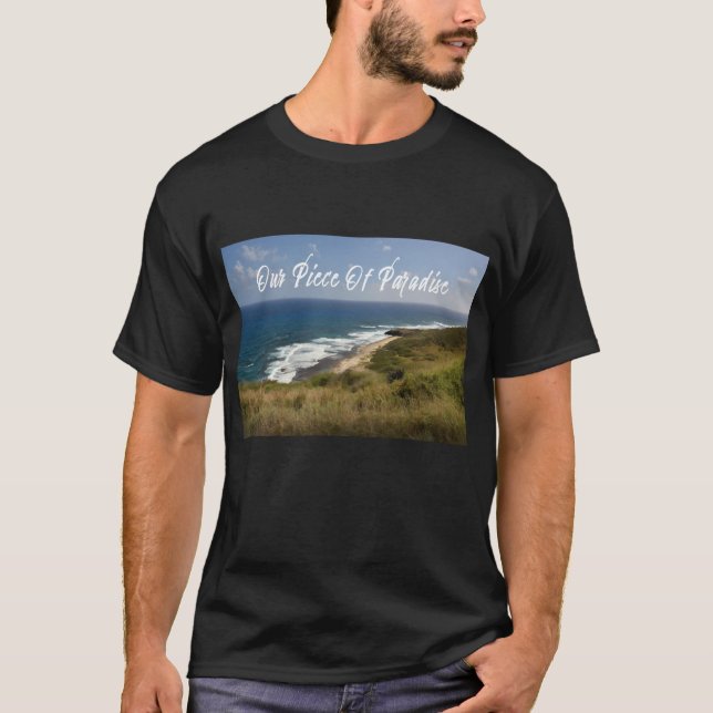 Tropical Ocean Sea Beach Nature American Paradise T-Shirt (Vorderseite)