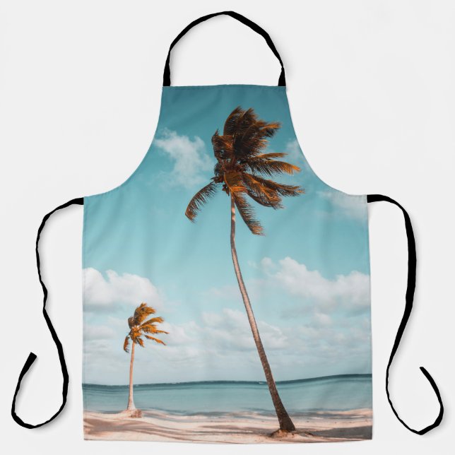 Tropical Palm Beach Apron  Schürze (Vorderseite)
