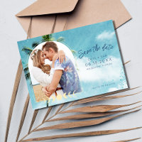 Tropical Palm Beach Wedding Foto
