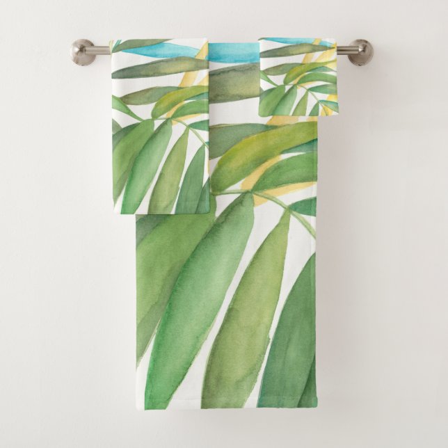 Tropical Palm Blätter Badhandtuch Set (Insitu)