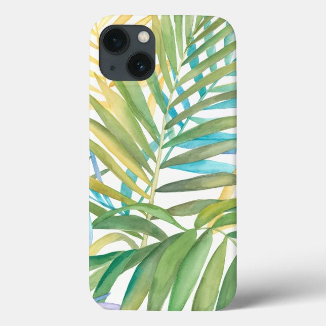 Tropical Palm Blätter Case-Mate iPhone Hülle (Rückseite)