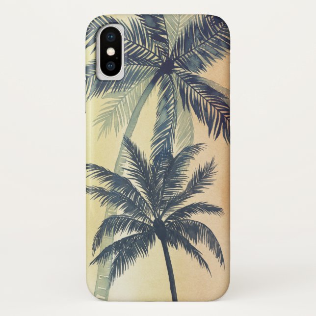 Tropical Palm Blätter Case-Mate iPhone Hülle (Rückseite)