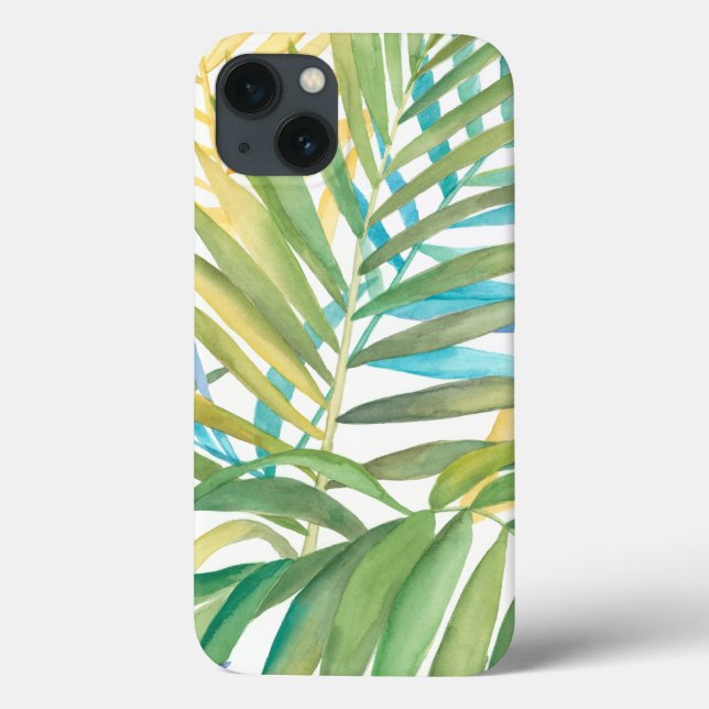 Tropical Palm Blätter Case-Mate iPhone Hülle (Rückseite)