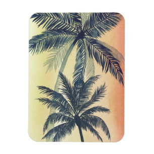 Tropical Palm Blätter Magnet