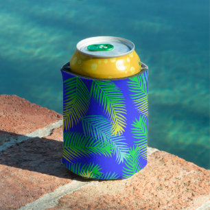 Tropical Palm Blätter Pattern - Modernes botanisch Dosenkühler
