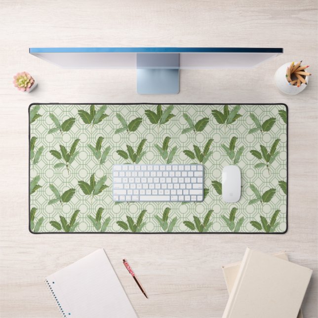 Tropical Palm Blätter Schreibtischunterlage (Büro 1)