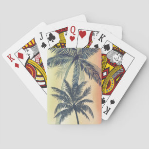 Tropical Palm Blätter Spielkarten