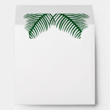 Tropical Palm Blätter Wedding Liner