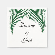 Tropical Palm Blätter Wedding