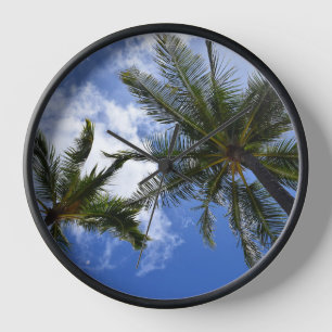 Tropical Palm Design Uhr