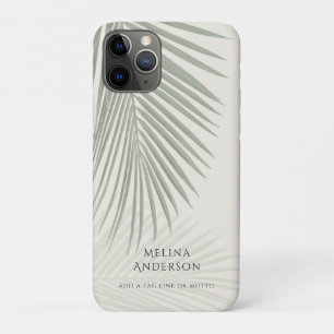 Tropical Palm Leaf Minimal Modern Case-Mate iPhone Hülle