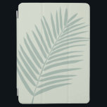 Tropical Palm Leaf Sage Green iPad Air Hülle<br><div class="desc">Tropical Palm Leaf Illustration - Sage Green.</div>