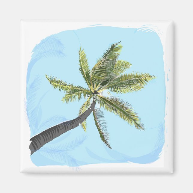 Tropical Palm Magnet (Vorne)
