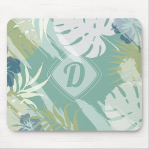 Tropical Palm Pattern Mousepad