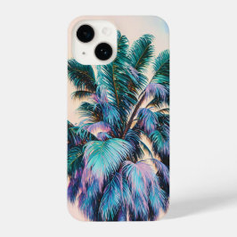 Tropical Palm Tree Art Phone Case iPhone 14 Hülle