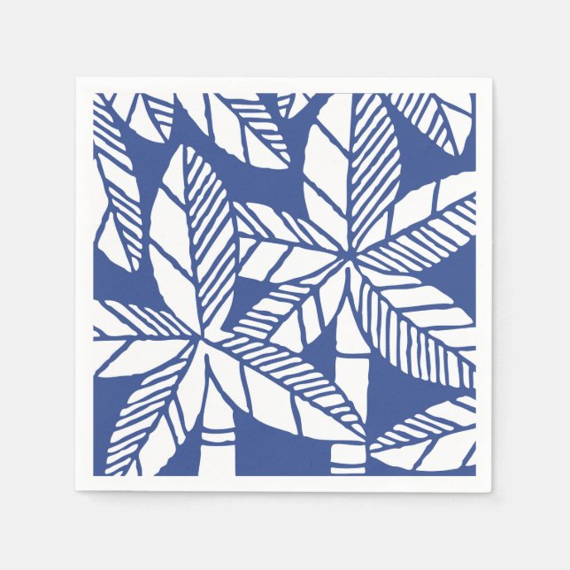 Tropical Palm Tree Beach Party Serviette (Vorderseite)