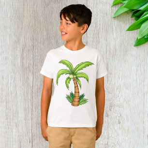 Tropical Palm Tree Beach und Island Vibes T-Shirt