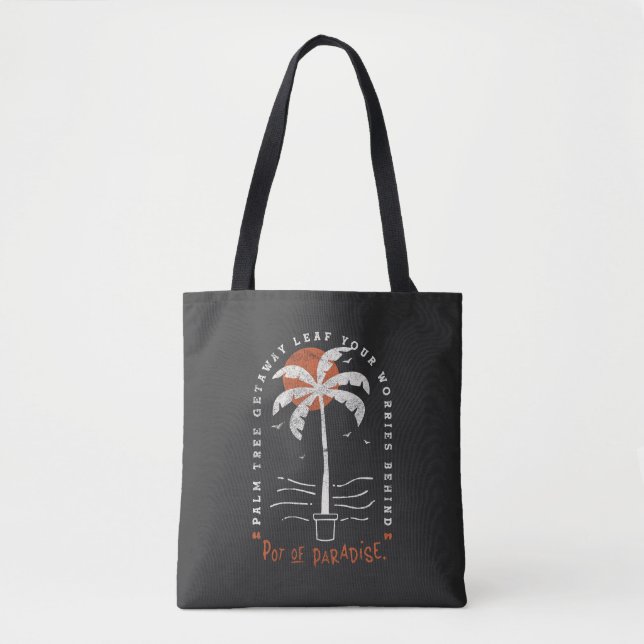 Tropical Palm Tree Beach Vibes Summer Sun Retro (Vorderseite)