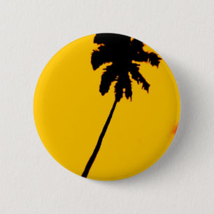 Tropical Palm Tree Button