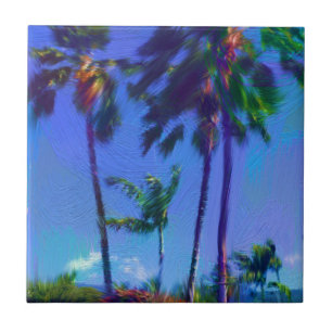 Tropical Palm Tree Keramik Tile Fliese