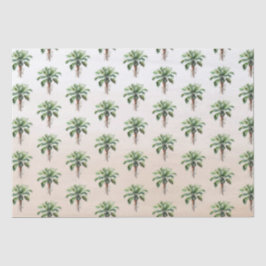 Tropical Palm Tree Ombre Seidenpapier