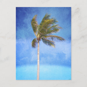 Tropical Palm Tree Postkarte