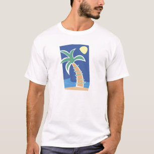Tropical Palm Tree T - Shirt