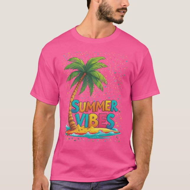 Tropical Palm Tree T-Shirt (Vorderseite)