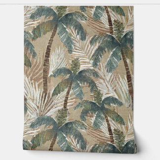 tropical palm tree tapete