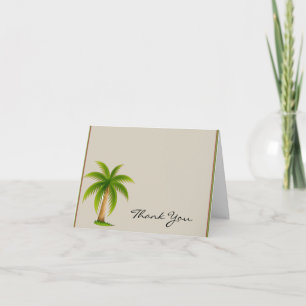 Tropical Palm Tree Vielen Dank Dankeskarte