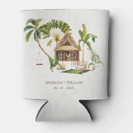 Tropical Palm Tree Wedding Dosenkühler