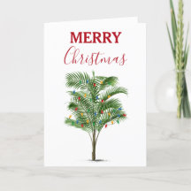 Tropical Palm Tree Weihnachtsbaum Urlaub
