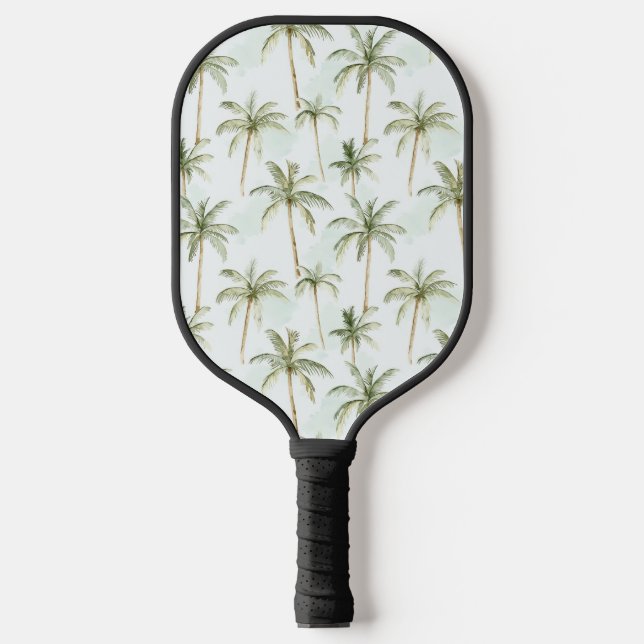 Tropical Palm Trees   Pickleball Schläger (Vorderseite)
