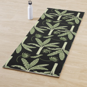 Tropical palm trees seamless pattern yogamatte