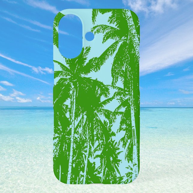 Tropical Palm Trees Silhouette Case-Mate iPhone Hülle (Von Creator hochgeladen)